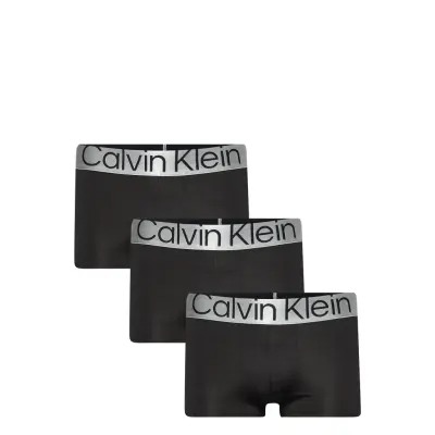Calvin Klein Low Rise Trunk 3Pk Svart