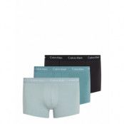 3P Low Rise Trunk Boxerkalsonger Blue Calvin Klein