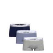 Calvin Klein Low Rise Trunk 3Pk Blå