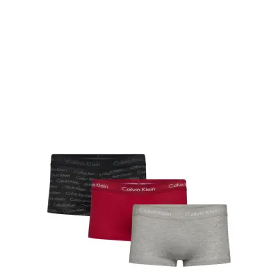 Calvin Klein Low Rise Trunk 3Pk Grå