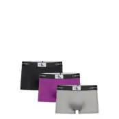 Low Rise Trunk 3Pk Boxerkalsonger Purple Calvin Klein