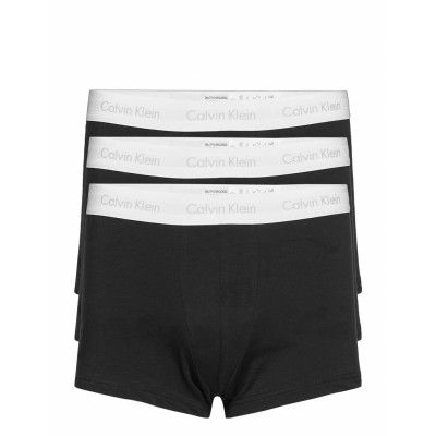 Low Rise Trunk 3pk Boxerkalsonger Svart Calvin Klein