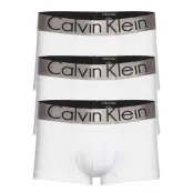 Low Rise Trunk 3pk Boxerkalsonger Vit Calvin Klein
