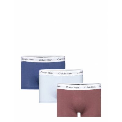 3P Low Rise Trunk *Villkorat Erbjudande Boxerkalsonger Blå Calvin Klein
