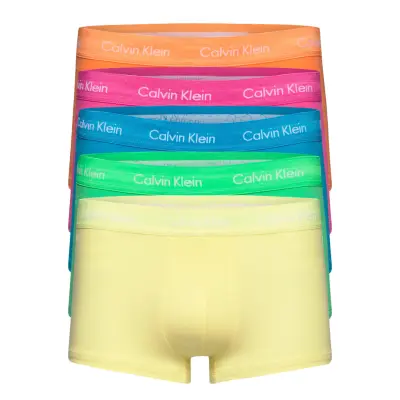 Low Rise Trunk 5Pk Boxerkalsonger Multi/mönstrad Calvin Klein