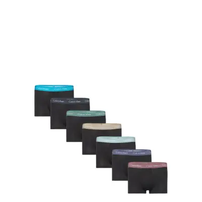 Low Rise Trunk 7Pk Boxerkalsonger Svart Calvin Klein