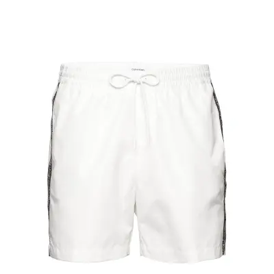 Medium Drawstring-Nos Badshorts Vit Calvin Klein