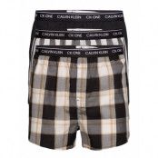 Slim Fit Boxer 3Pk Underwear Boxer Shorts Multi/mönstrad Calvin Klein