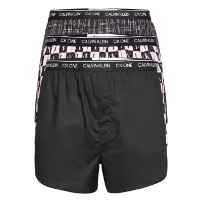 Slim Fit Boxer 3Pk Underwear Boxer Shorts Svart Calvin Klein