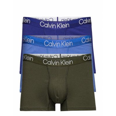 Trunk 3Pk *Villkorat Erbjudande Boxerkalsonger Blå Calvin Klein