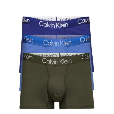 Trunk 3Pk *Villkorat Erbjudande Boxerkalsonger Blå Calvin Klein