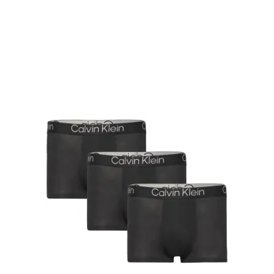 Trunk 3Pk Boxerkalsonger Black Calvin Klein