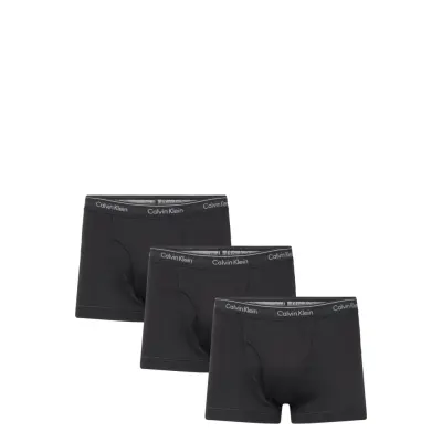 Trunk 3Pk Boxerkalsonger Black Calvin Klein