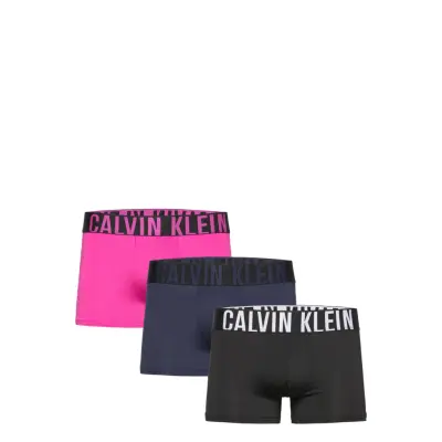 Trunk 3Pk Boxerkalsonger Black Calvin Klein