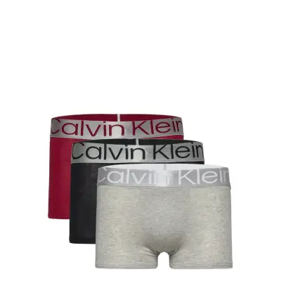 Trunk 3Pk *Villkorat Erbjudande Boxerkalsonger Grå Calvin Klein
