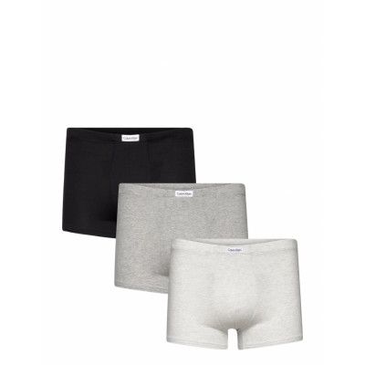 Trunk 3Pk Boxerkalsonger Grå Calvin Klein