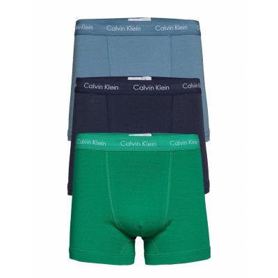 Trunk 3Pk Boxerkalsonger Grön Calvin Klein