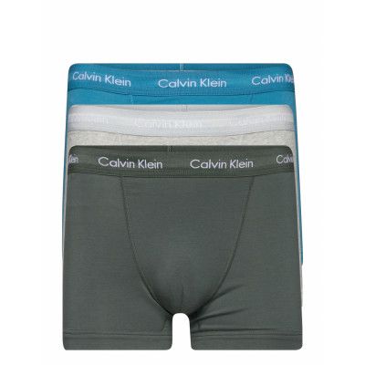 Trunk 3Pk Boxerkalsonger Grön Calvin Klein