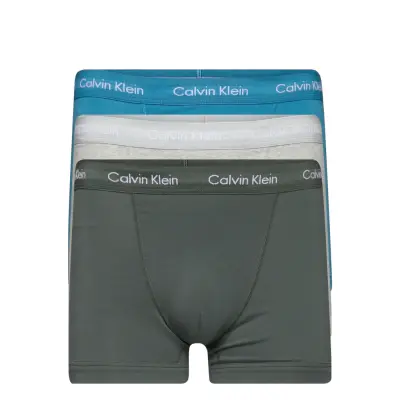 Trunk 3Pk Boxerkalsonger Grön Calvin Klein