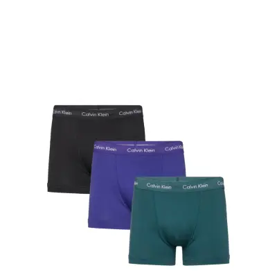 Trunk 3Pk Boxerkalsonger Green Calvin Klein