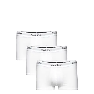 Trunk 3Pk *Villkorat Erbjudande Boxerkalsonger Vit Calvin Klein