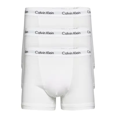 Trunk 3Pk Boxerkalsonger Vit Calvin Klein