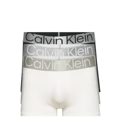 Trunk 3Pk *Villkorat Erbjudande Boxerkalsonger Vit Calvin Klein