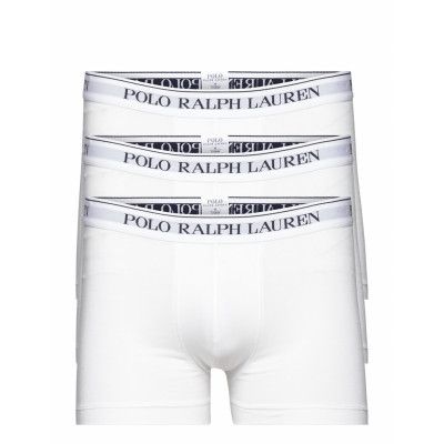 Stretch Cotton Trunk 3-Pack Boxerkalsonger Vit Polo Ralph Lauren Underwear
