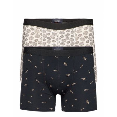 Classic Boxer Short 2 Pack Boxerkalsonger Svart Scotch & Soda