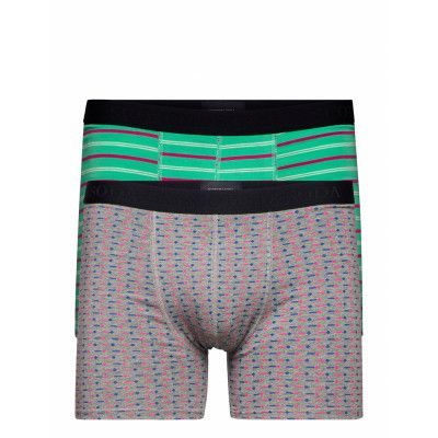 Classic Boxer Short Boxerkalsonger Blå Scotch & Soda