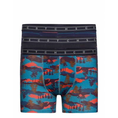 Classic Boxer Short In Stripes, Solids And All-Over Prints Boxerkalsonger Multi/mönstrad Scotch & Soda