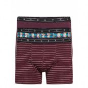 Classic Boxer Short In Stripes, Solids And All-Over Prints Boxerkalsonger Röd Scotch & Soda