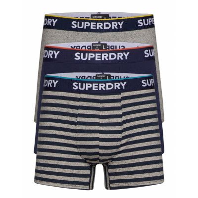 Classic Boxer Triple Pack Boxerkalsonger Multi/mönstrad Superdry