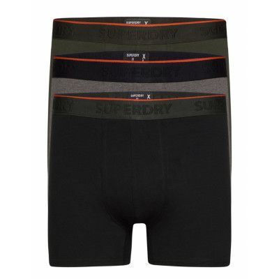 Classic Boxer Triple Pack Boxerkalsonger Svart Superdry