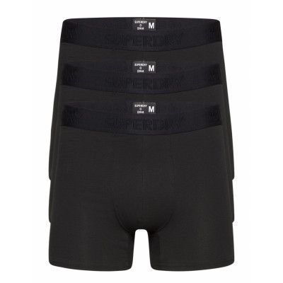 Classic Boxer Triple Pack Boxerkalsonger Svart Superdry