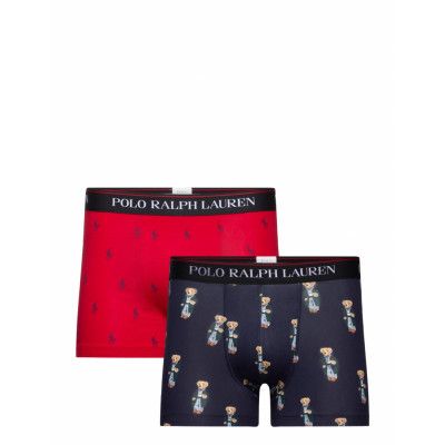 Polo Ralph Lauren Underwear Classic Stretch-Cotton Trunk 2-Pack Röd