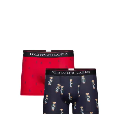Polo Ralph Lauren Underwear Classic Stretch-Cotton Trunk 2-Pack Röd