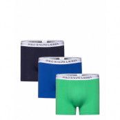 Classic Stretch-Cotton Trunk 3-Pack Boxerkalsonger Blue Polo Ralph Lauren