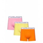 Classic Stretch-Cotton Trunk 3-Pack Boxerkalsonger Yellow Polo Ralph Lauren Underwear