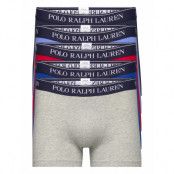 Classic Stretch Cotton Trunk 5-Pack Boxerkalsonger Grey Polo Ralph Lauren Underwear