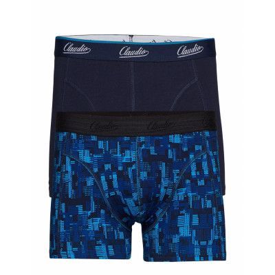 Claudio Trunk 2-Pack Boxerkalsonger Blå Claudio