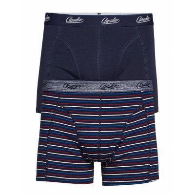 Claudio Trunk 2-Pack. Boxerkalsonger Blå Claudio