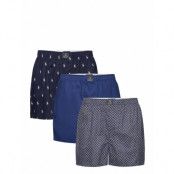 Cotton Boxer 3-Pack Underwear Boxer Shorts Navy Polo Ralph Lauren Underwear