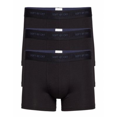 Cr7 Bamboo, Trunk 3-Pack Boxerkalsonger Svart CR7