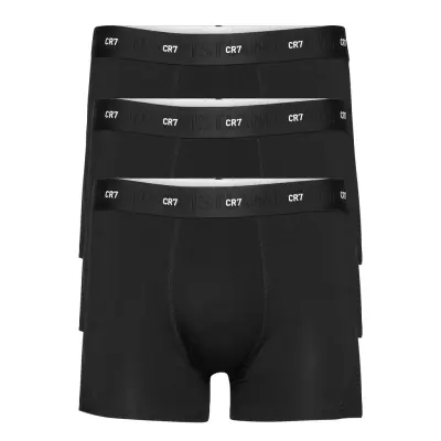 Cr7 Bamboo, Trunk 3-Pack Boxerkalsonger Svart CR7