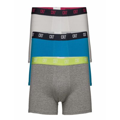Cr7 Basic, Trunk, 3-Pack. *Villkorat Erbjudande Boxerkalsonger Multi/mönstrad CR7