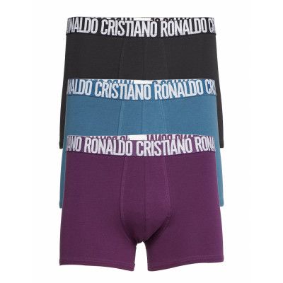 Cr7 Basic, Trunk, 3-Pack. *Villkorat Erbjudande Boxerkalsonger Multi/mönstrad CR7