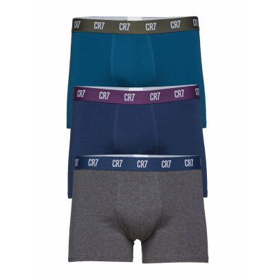 Cr7 Basic, Trunk, 3-Pack. *Villkorat Erbjudande Boxerkalsonger Multi/mönstrad CR7