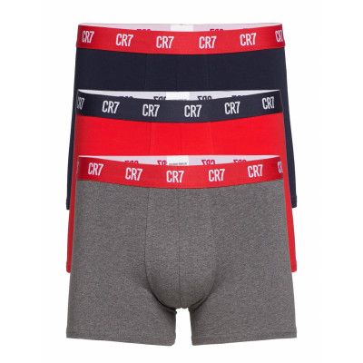 Cr7 Basic, Trunk, 3-Pack. Boxerkalsonger Multi/patterned CR7