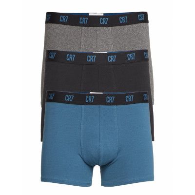 Cr7 Basic, Trunk, 3-Pack. *Villkorat Erbjudande Boxerkalsonger Multi/mönstrad CR7